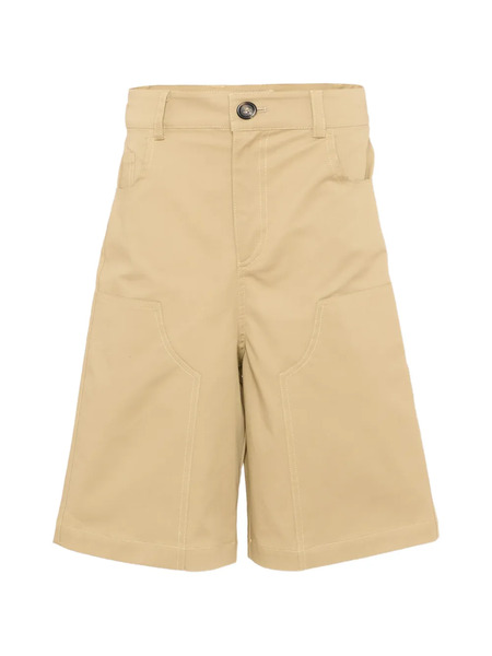  Msgm Kids Pocket Shorts - Neutrals 