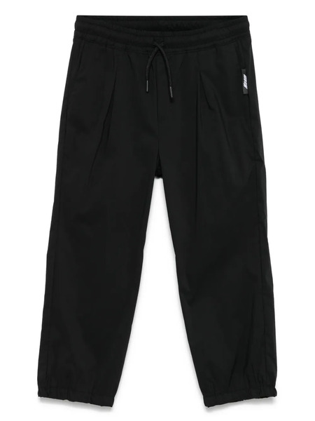  Msgm Kids Tapered-leg Trousers - Black 