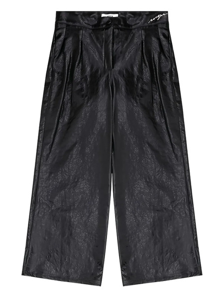  Msgm Kids Two-pocket Trousers - Black 
