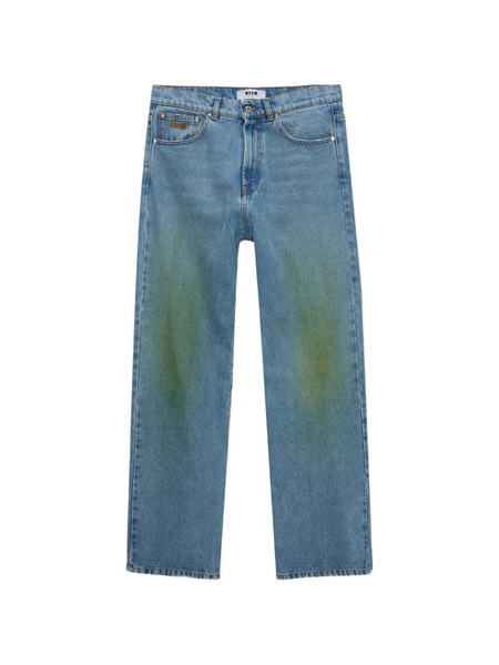  Msgm Logo-detail Jeans - Blue 