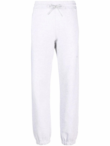  Msgm Logo Detail Jersey Sweatpants - Grey 