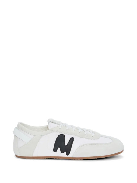  Msgm Logo Low-top Sneakers - White 