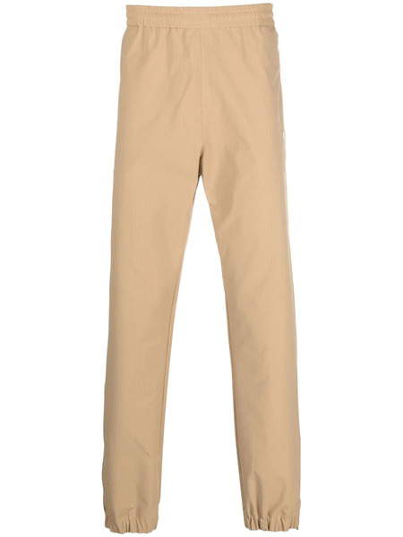  Msgm Logo-print Elasticated Waist Trousers - Neutrals 