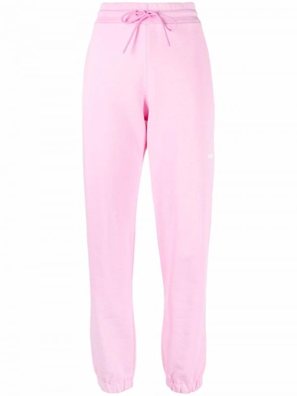  Msgm Logo-print Track Pants - Pink 