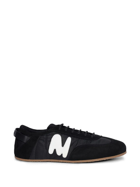  Msgm Logo Sneakers - Black 