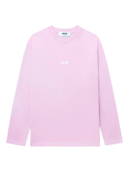  Msgm Long-sleeved T-shirt - Pink 