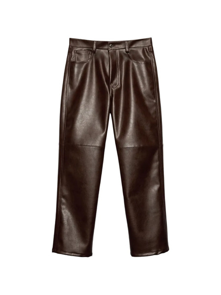  Msgm Panelled Trousers - Brown 