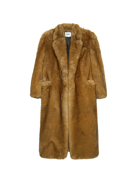  Msgm Pocket Coat - Brown 