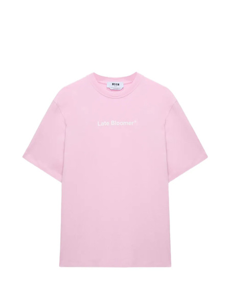  Msgm Printed T-shirt - Pink 