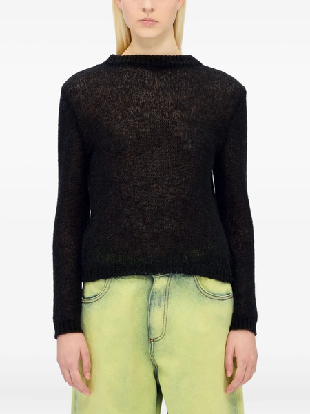  Msgm Round-neck Sweater - Black 