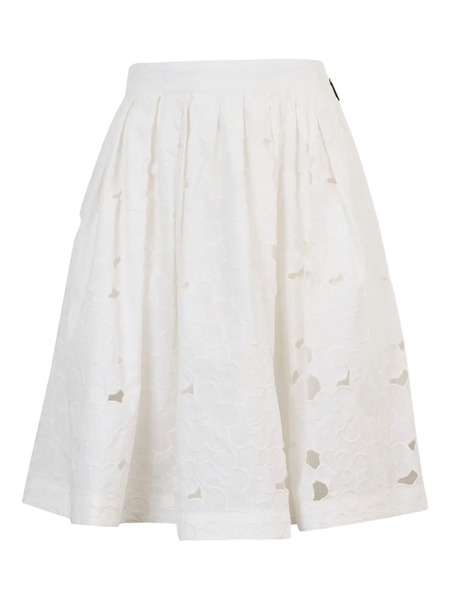  Msgm Sangallo-lace Skirt - White 