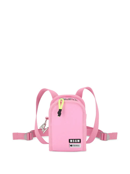  Msgm Shoulder Strap Backpack - Pink 