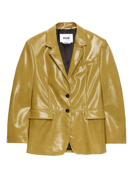  Msgm Single-breasted Jacket - Brown 