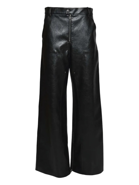  Msgm Zip Trousers - Black 