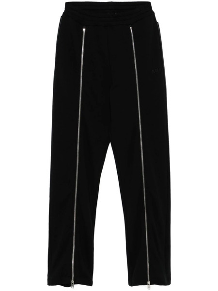  Msgm Zip-vents Track Pants - Black 