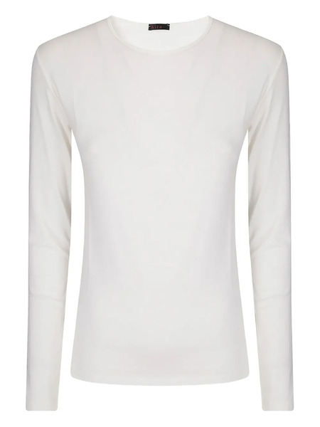 M.s.m. Ribbed Round-neck T-shirt - White 