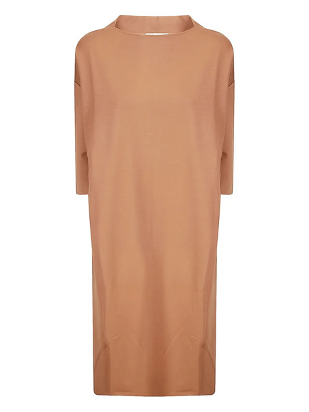  M.s.m. Short-sleeve Midi Dress - Brown 