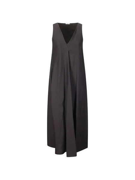  M.s.m. V-neck Sleeveless Dress - Black 