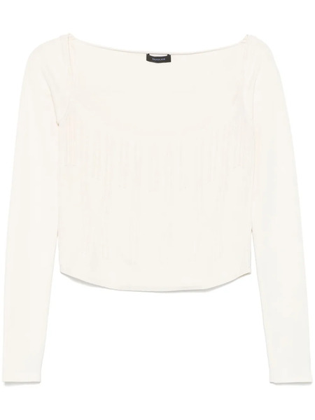  Mugler Boning-detail Sweater - Neutrals 