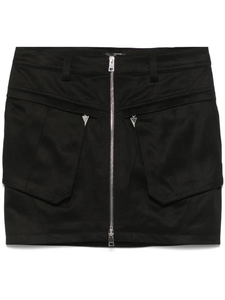  Mugler Cargo Mini Skirt - Black 