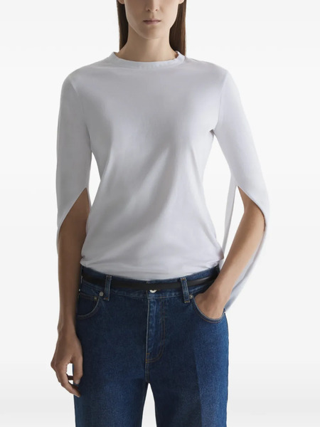 Mugler Cascade Loop T-shirt - White 