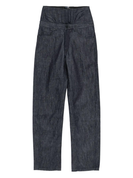  Mugler Corset-waist Jeans - Blue 