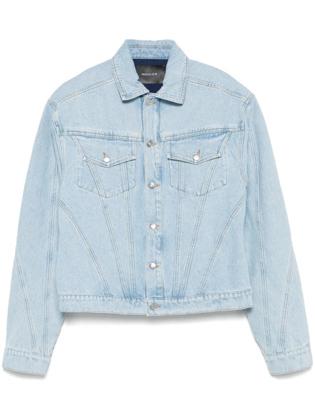  Mugler Denim Jacket - Blue 