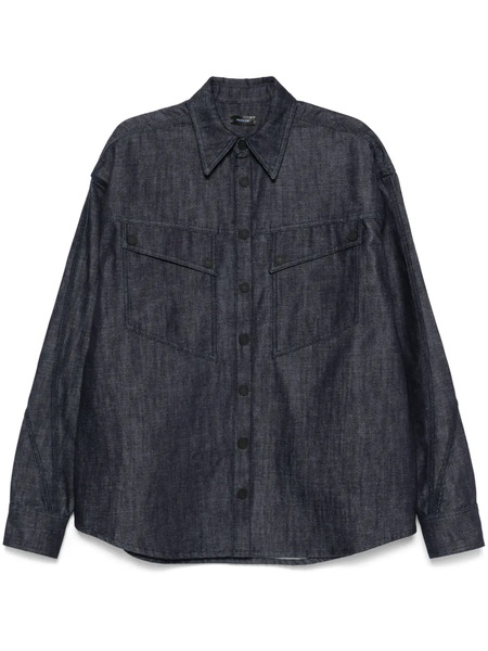  Mugler Denim Shirt - Blue 