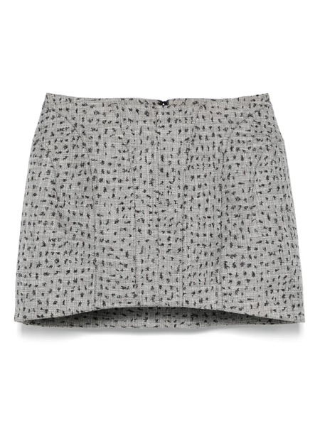  Mugler Dotted Tailored Mini - Grey 