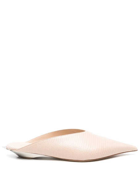  Mugler Fang Mules - Pink 