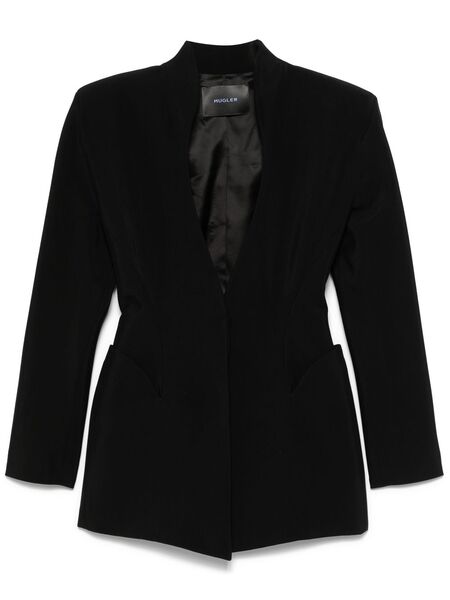  Mugler Fitted-waist Blazer - Black 