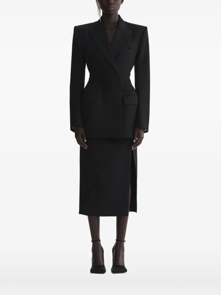  Mugler Hourglass Jacket - Black 