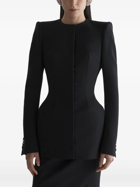  Mugler Hourglass Jacket - Black 