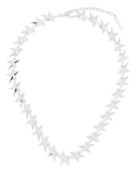  Mugler Intertwined Star Necklace - Silver 