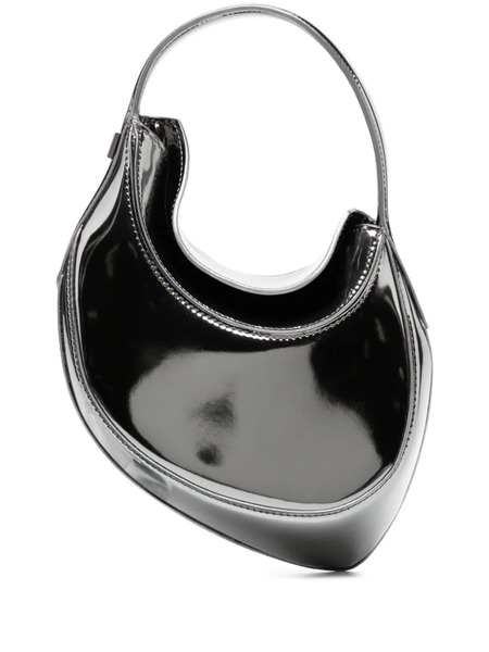  Mugler Mini Smooth Spiral Curve 02 Bag - Silver 