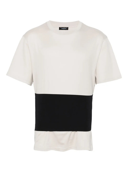  Mugler Panelled T-shirt - Neutrals 
