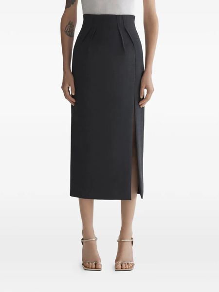  Mugler Pencil Skirt - Grey 