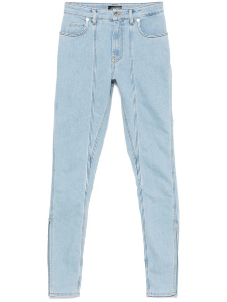  Mugler Seam-detail Jeans - Blue 