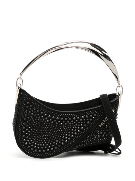  Mugler Spiral Curve 01 Top-handle Bag - Black 