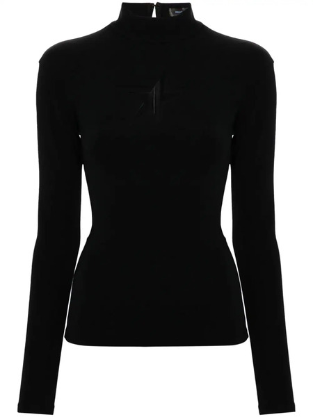  Mugler Star Top - Black 