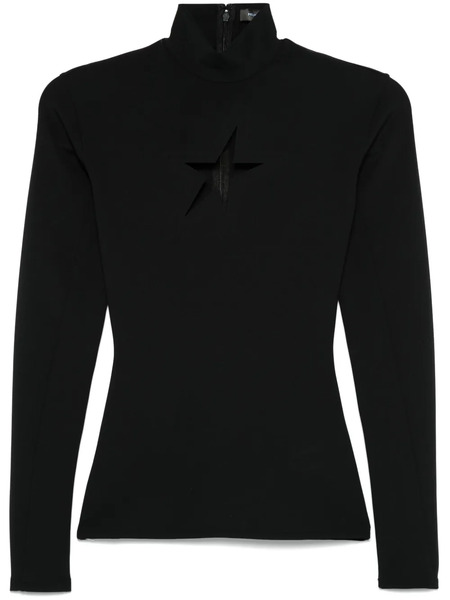  Mugler Star Top - Black 