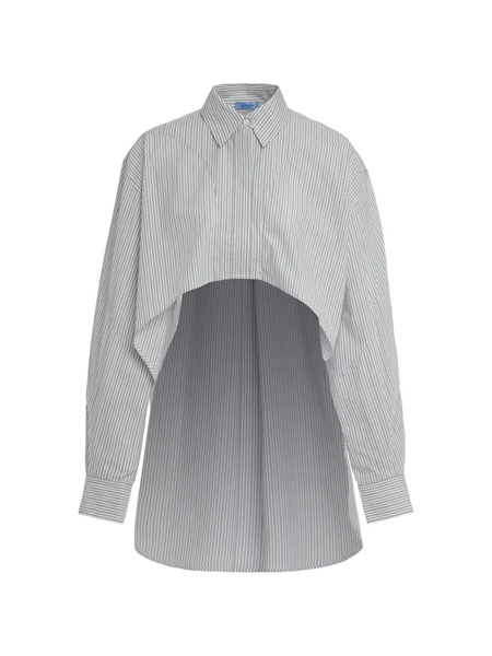  Mugler Striped Shirt - White 