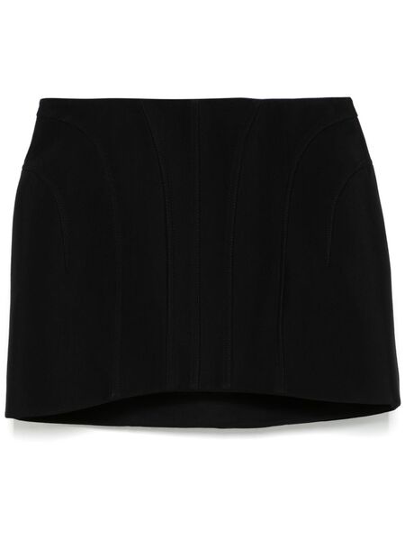  Mugler Tailored Mini Skirt - Black 