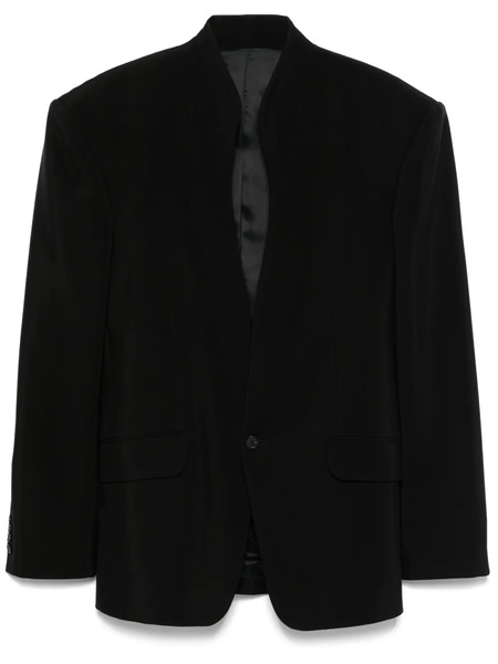  Mugler Twill Jacket - Black 