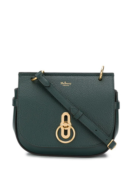  Mulberry Amberley Logo Crossbody Bag - Green 