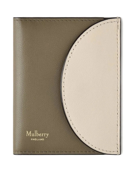  Mulberry Bi-fold Half-moon Wallet - Green 