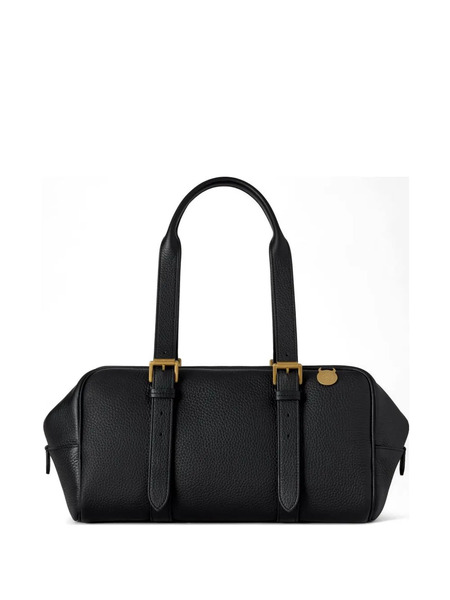  Mulberry Boston Buckled-strap Shoulder Bag - Black 