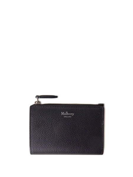  Mulberry Continental Bi-fold Leather Wallet - Black 