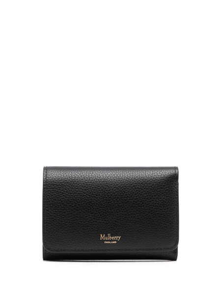 Mulberry Continental Trifold Small Classic Wallet - Black 