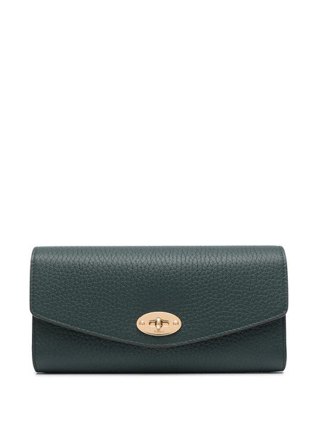  Mulberry Darley Continental Wallet - Green 